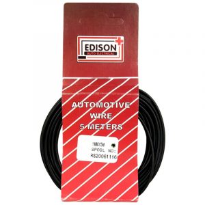 Edison – Automotive Wire – 1.0mm x 5m – Black