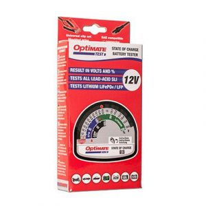 OptiMate test TS-126 Battery tester for all Lead-acid and LiFePO4 / LFP Lithium batteries