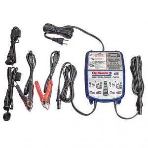 OptiMate 3 x 2 bank charger, the all-in-one tool for 2 x 12V batteries – TM-450