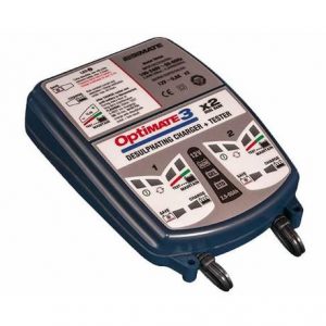 OptiMate 3 x 2 bank charger, the all-in-one tool for 2 x 12V batteries – TM-450